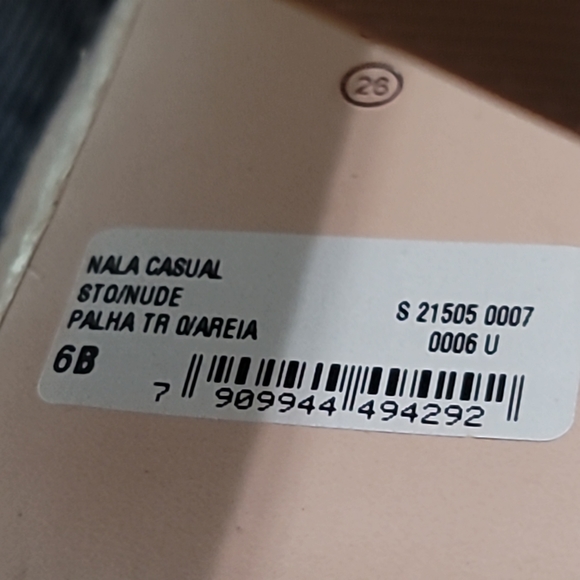 Schutz Nala Light Nude Canvas Platform Lace-Up Espadrille Heels - Picture 15 of 15